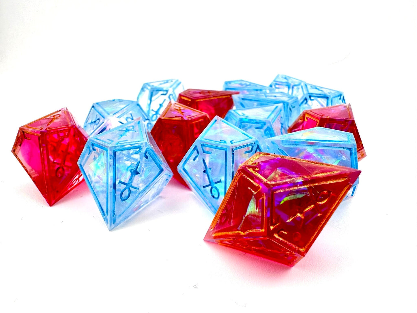 Premium Blue Blood Vampire dice set