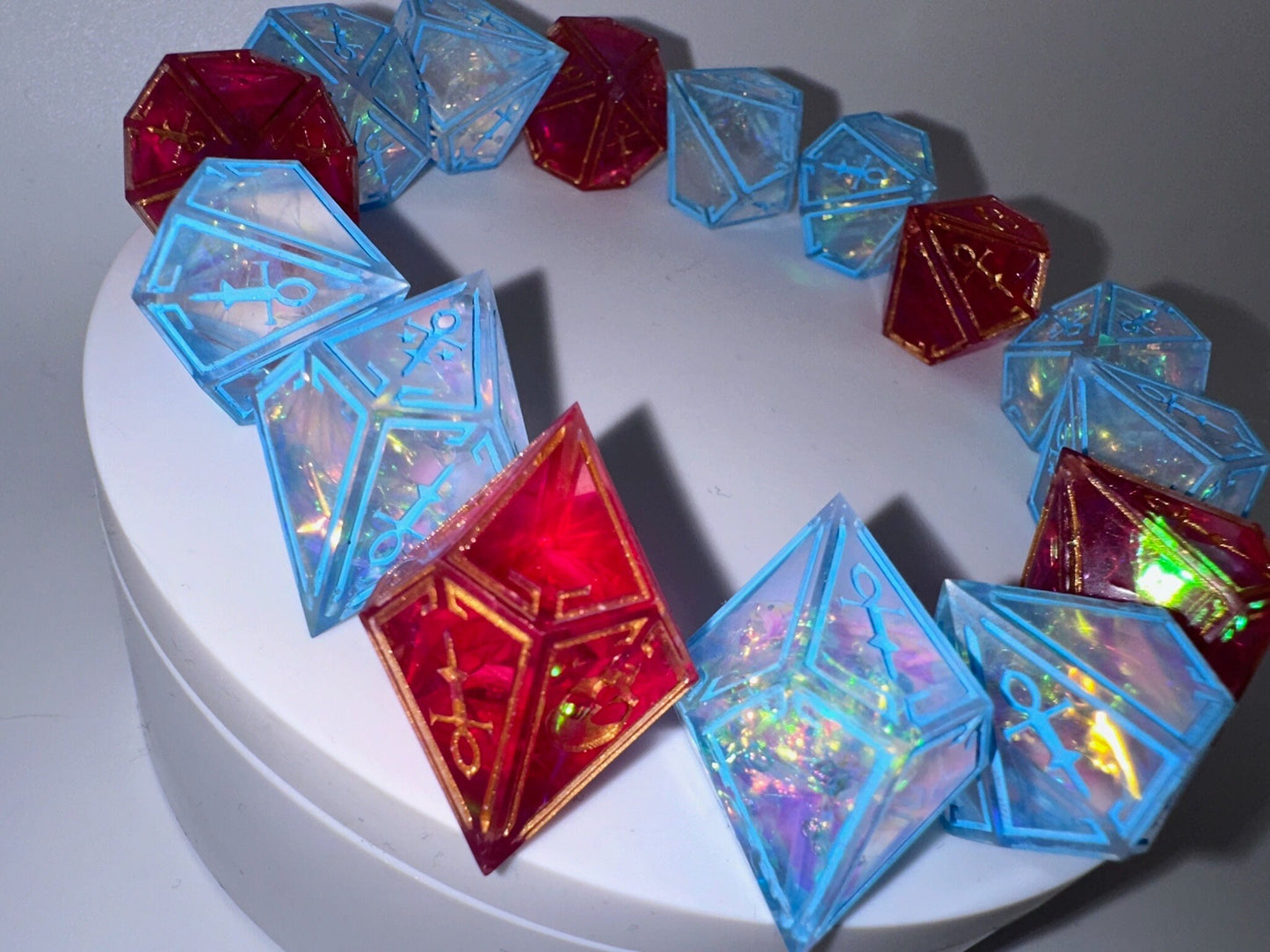 Premium Blue Blood Vampire dice set