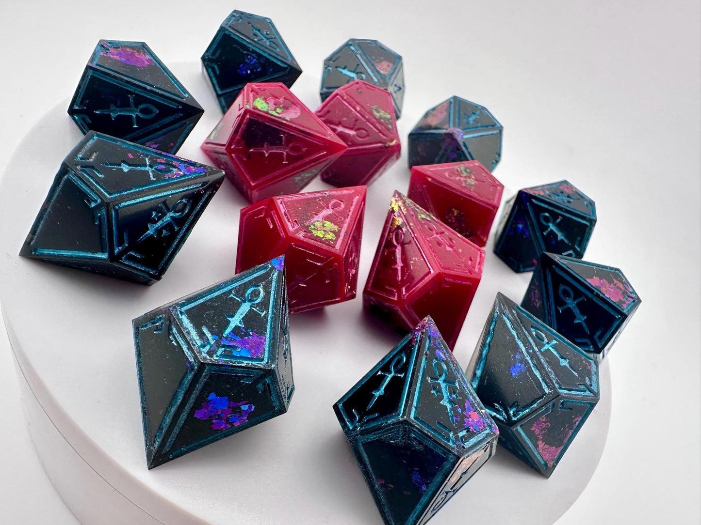 Premium Into Oblivion - Amaranth Vampire dice set